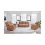 Raymond Leather Power Reclining Loveseat with Center Console - Image 3