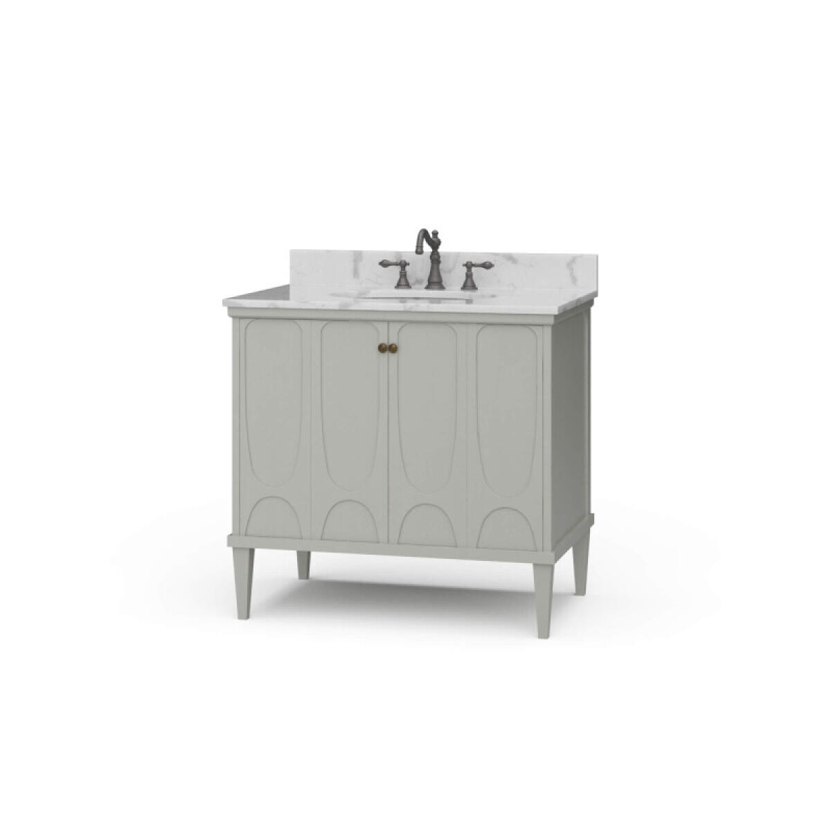 cb06843aa47eb7048374937a38c26538 Eclipse Single Vanity W/ Sink & Marble Top - Image 1