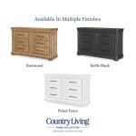 Dresser 6 Drawers Dressers Barnwood Oak 9