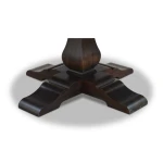 Trestle Round Dining Table Dining Tables Bramble 17