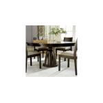 Origins Nichols Round Dining Table with Leaf Dining Tables Bassett Furniture 14