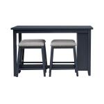Brook Creek 5 Piece Counter Set- Navy Dining Sets Blue 19