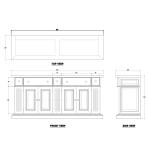 Edwardian Sideboard - Image 3