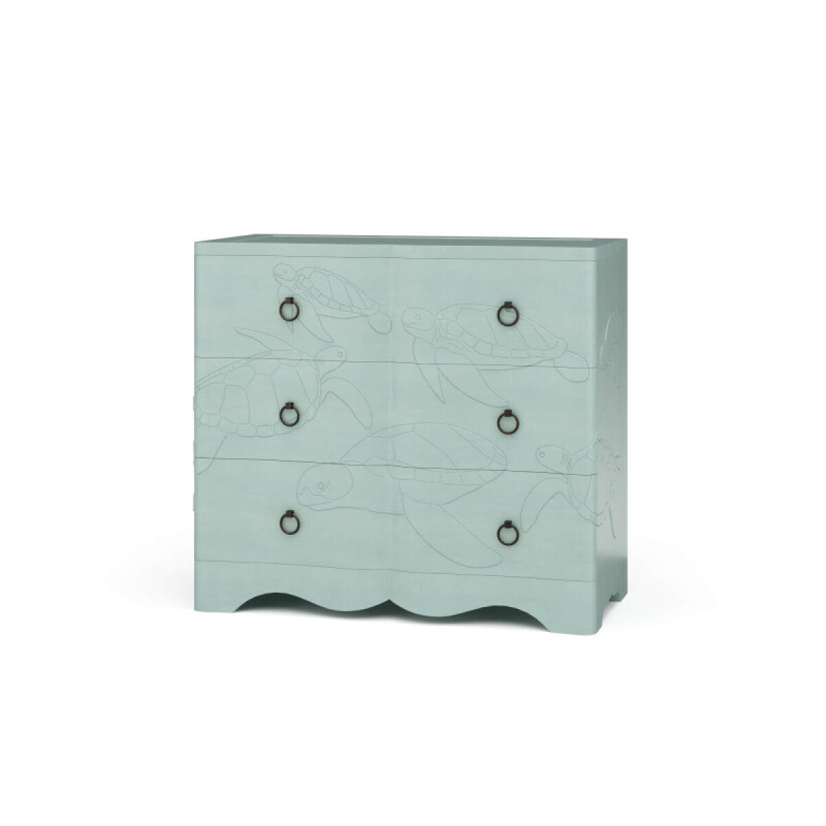 cb9f233143a7f88d50f269992128f0eb Chelonian Turtle 3 Drawer Chest - Image 1