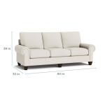 True Custom™ True Custom® Large Panel Arm Sofa - Image 6