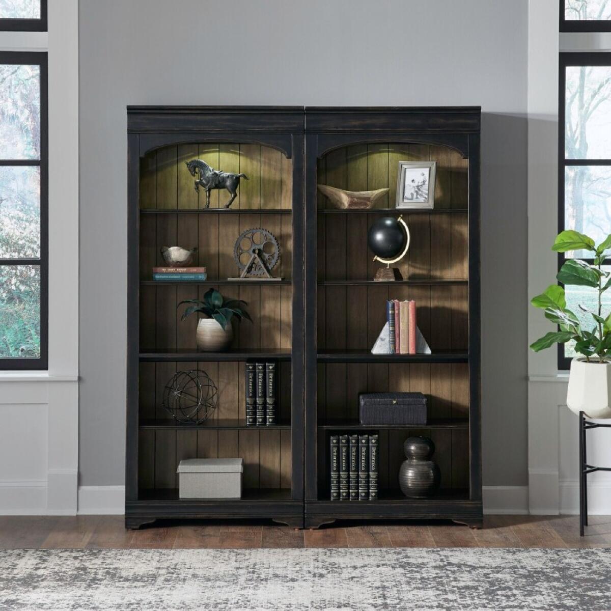 cba9a084f78b9a4a3a5eae1719a99521 Meritage 2 Piece Bunching Bookcase - Image 1