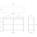 Melissa Console Table - Image 8