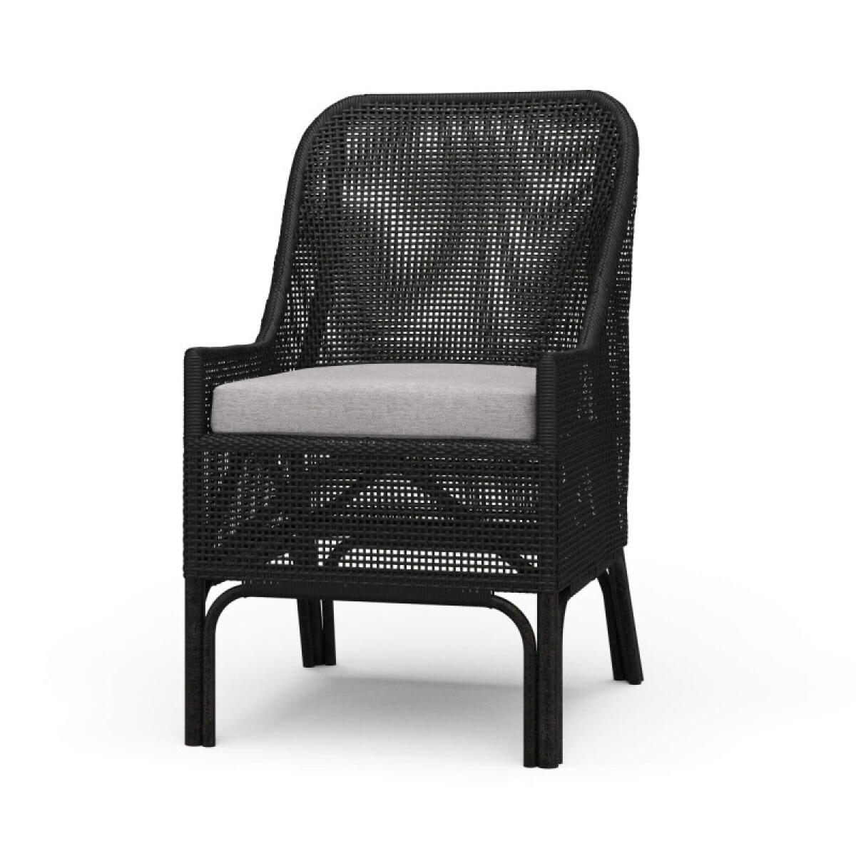 cbec1460389f7e89e709fbd905162688 Cristo Rattan Dining Chair W/ Seat Cushion - Image 1