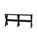 Renoir Console W/ Raffia