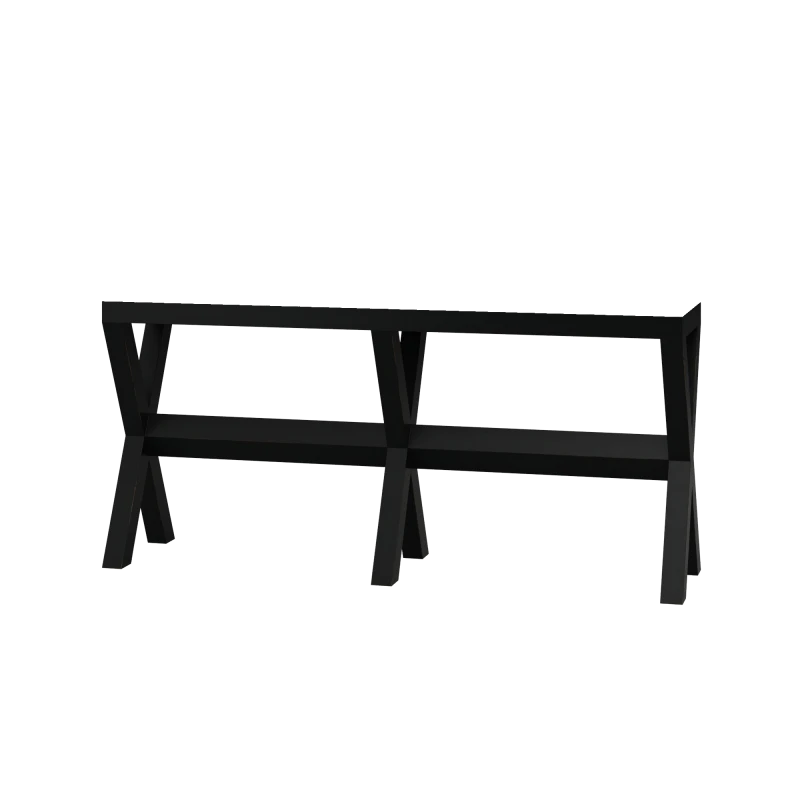 cc18e5fa380ceb48833969a0eaaf53a2 Renoir Console W/ Raffia - Image 1