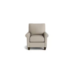 True Custom™ True Custom® Leather Roll Arm Accent Chair