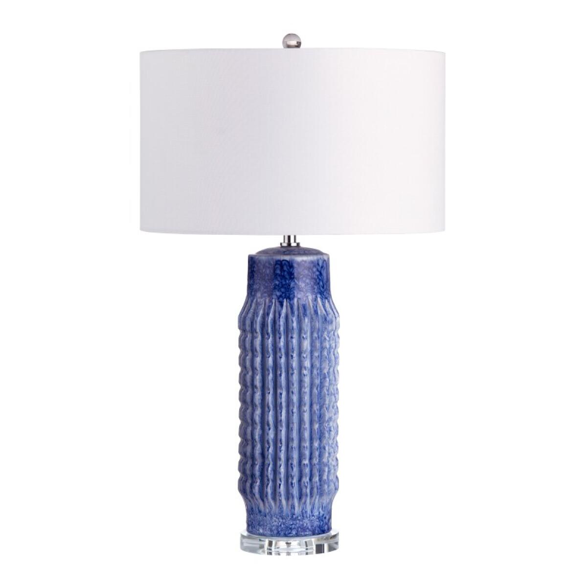 cc8f0fcfd1fa8bc674a2e98a81f0d634 Blue Riverdale Table Lamp - Image 1