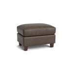 Trent Leather Ottoman Ottomans & Poufs Bassett Furniture 5