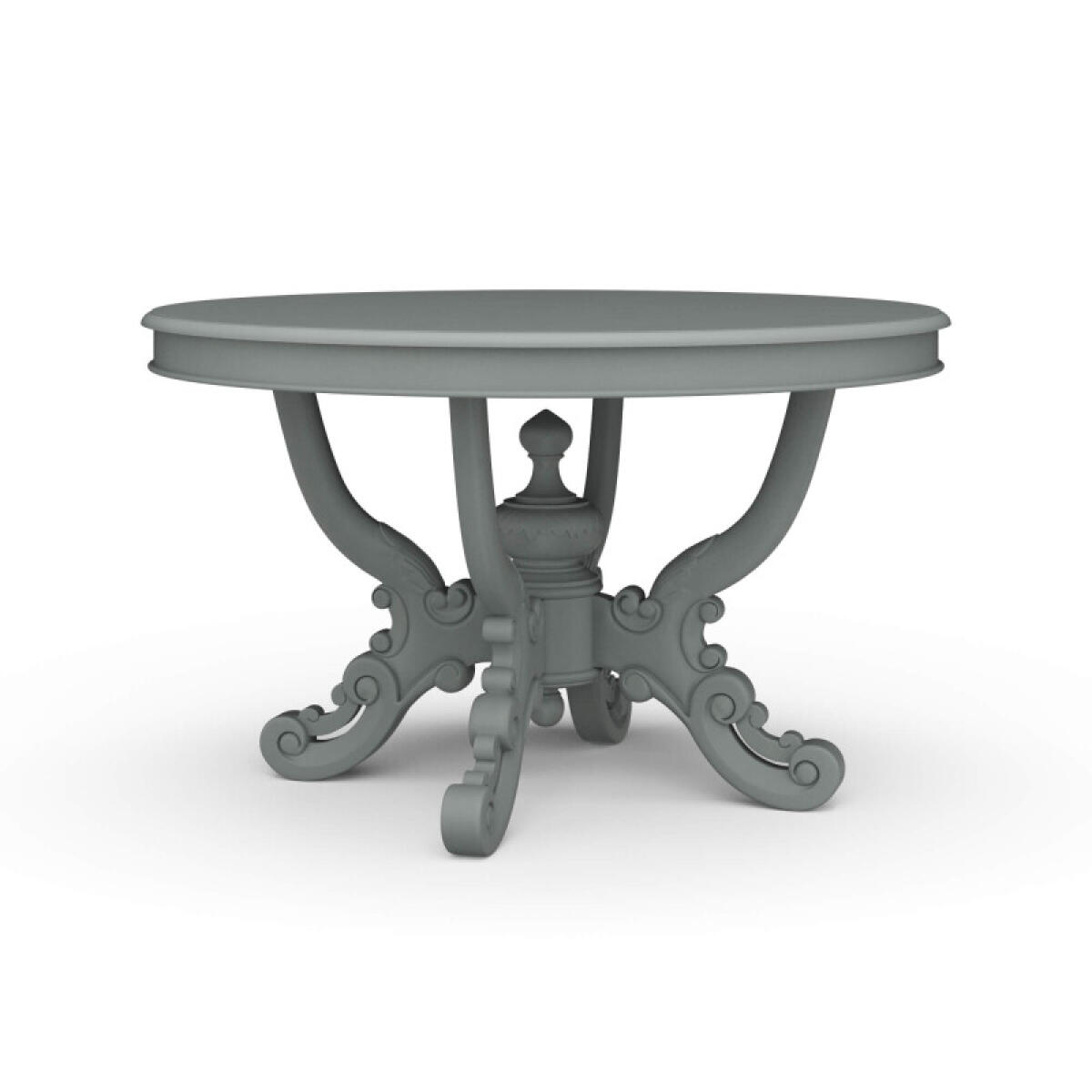 ccd80f16bb2e92db02098e1944418783 Mandolin Dining Table W/ Solid Hardwood Top - Image 1