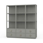 Cohan Open Cabinet W/ 6 Drawers