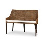 Savanah Rattan Loveseat W/ Cushion - Image 5