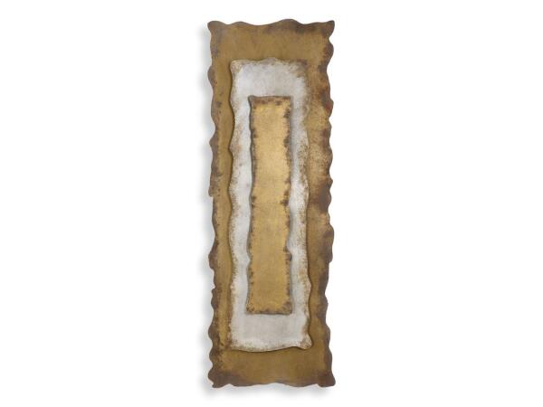 Jaymes Metal Wall Panel Wall Decor Gold