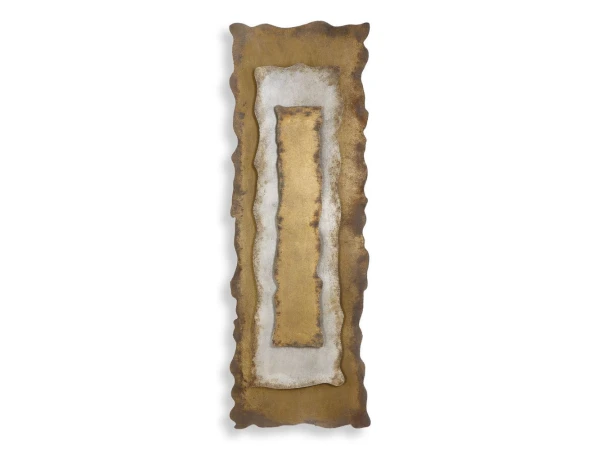 Jaymes Metal Wall Panel Wall Decor Gold