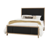 Crafted Cherry By Ben & Erin Napier King Upholstered Bed-black Fab