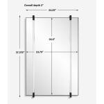 Ladonna Mirror, Black - Image 7