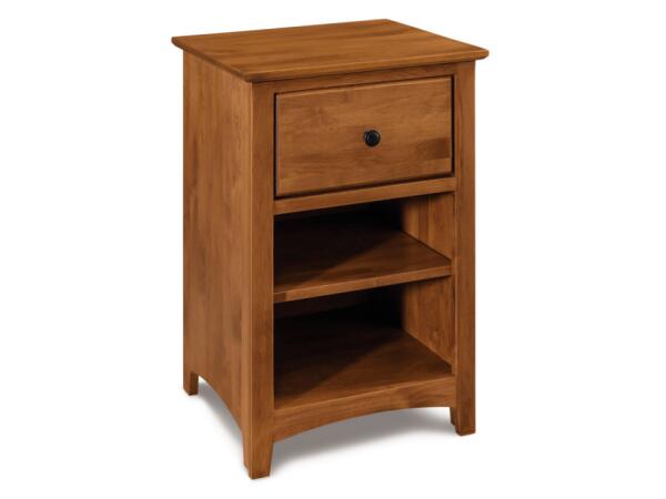 Shaker 1 Drawer Nightstand Nightstands Archbold Furniture 2