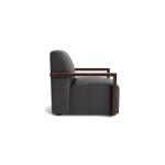 Creswell Leather Accent Chair Chairs Bassett Furniture 10