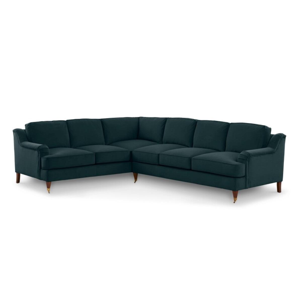 cdc47be9a5122722a9e777ae1472b687 Stockten English Arm L-Shape Sectional with Casters - Image 1
