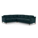 Stockten English Arm L-Shape Sectional with Casters