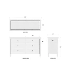 Oasis Rattan 6 Drawer Dresser Dressers Bramble 22