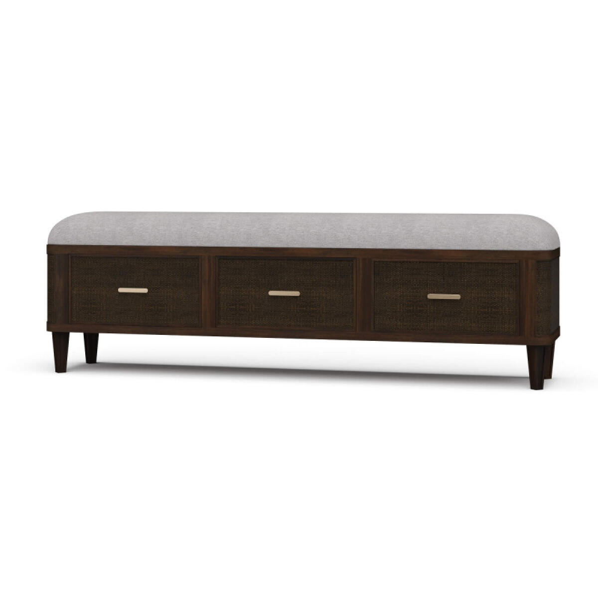 cdc83da31d7b487766e709b68dccd58a Lexington Bench W/ Rattan - Image 1