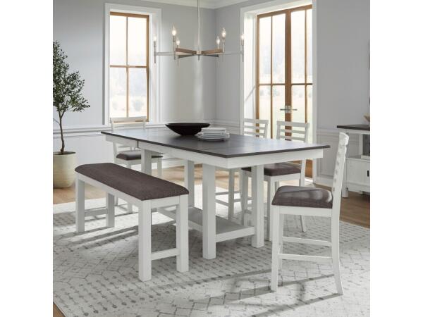 Brook Bay 6 Piece Gathering Trestle Table Dining Tables Dining Tables
