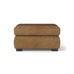 Jamestown Leather Ottoman