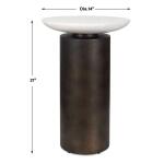 Olso Indoor-outdoor Accent Table, Bronze, 2 Cartons - Image 7
