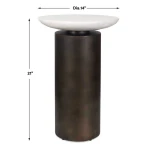 Olso Indoor-outdoor Accent Table, Bronze, 2 Cartons - Image 6