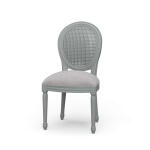Tulip Rattan Back Dining Chair W/o Fluted Leg