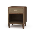 Lexington 1 Drawer Bedside Table W/ Rattan