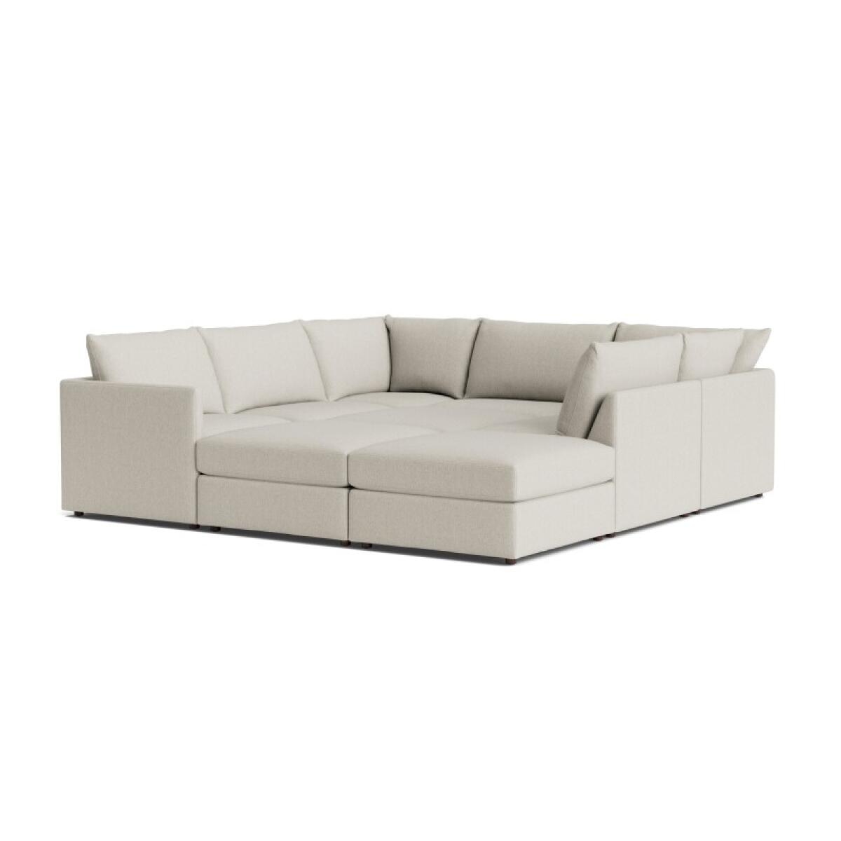 ce2a75ccb9c124040d618c740cc5c0f0 Beckham Thin Track Arm Modular Pit Sectional - Image 1