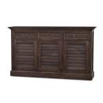 Narrow Shutter 3 Door Sideboard Dining Storage Bramble 17