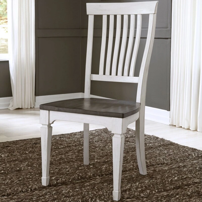 ce6580422fa7b381c8de321dbc47ed92 Allyson Park Slat Back Side Chair (RTA) - Image 1