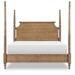 Complete High/low Poster Bed 6/6 King Beds Barnwood Oak 23