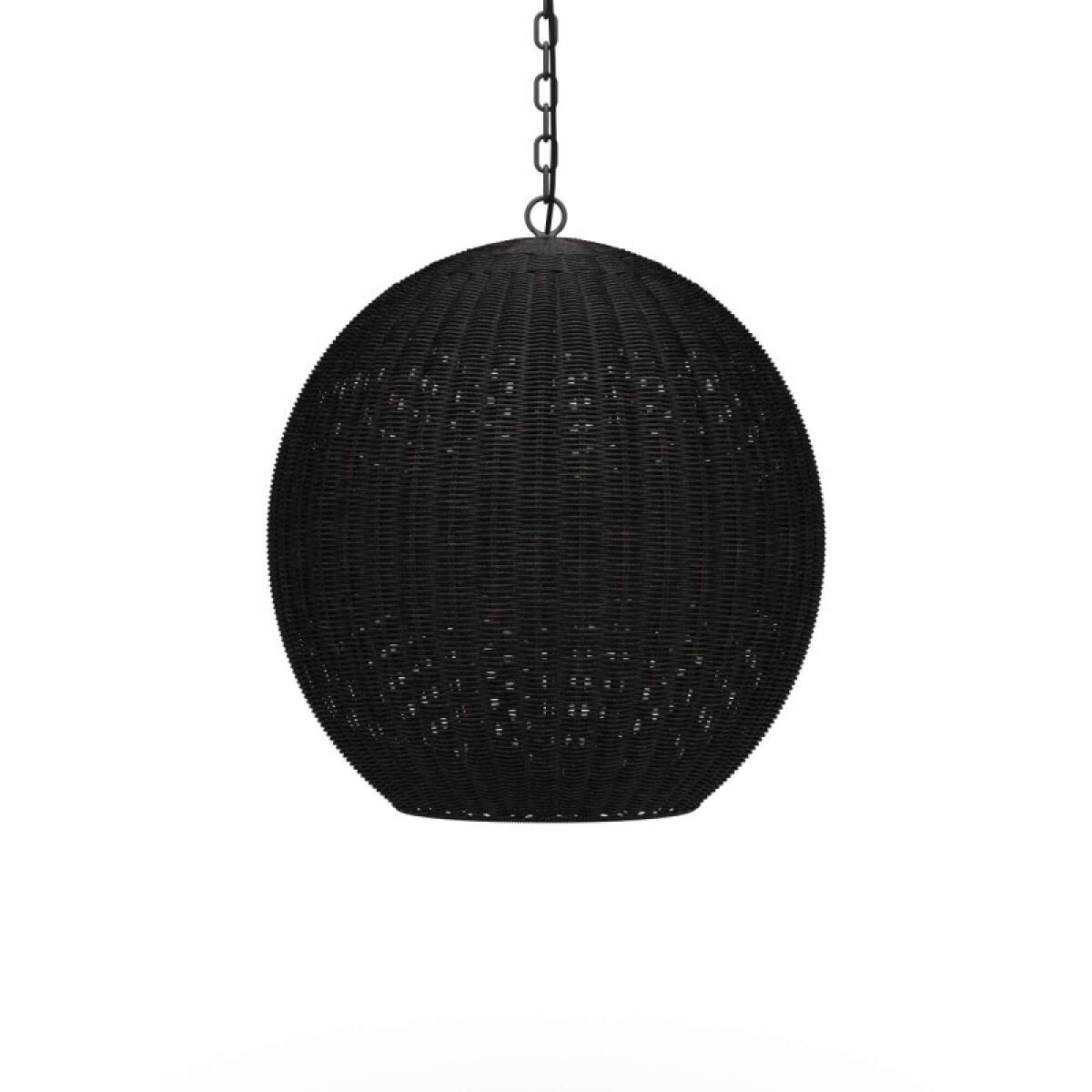 Ball Rattan Pendant Lighting Black 2 Ball Rattan Pendant Lighting Black 2