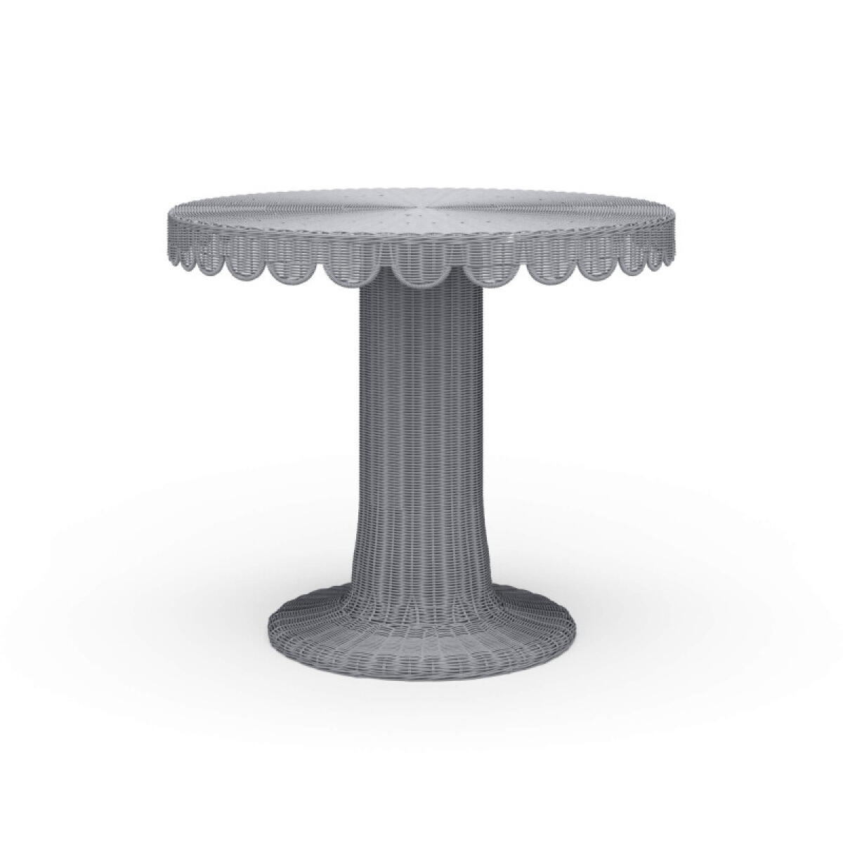 ceb948465787488fc08f3bff766f02cf Scalloped Round Bistro Table - Image 1