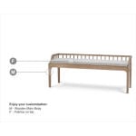 Versai Fluted Bench - Image 2
