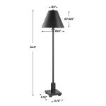 Pilot Buffet Lamp, Black - Image 8
