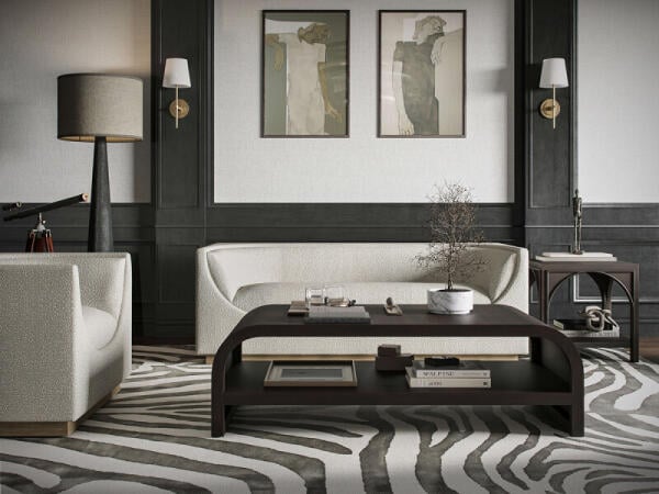 Vannes Coffee Table W/ Shelf - Image 2