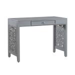 Trellis Lane Accent Writing Desk- Grey Desks Desks 16