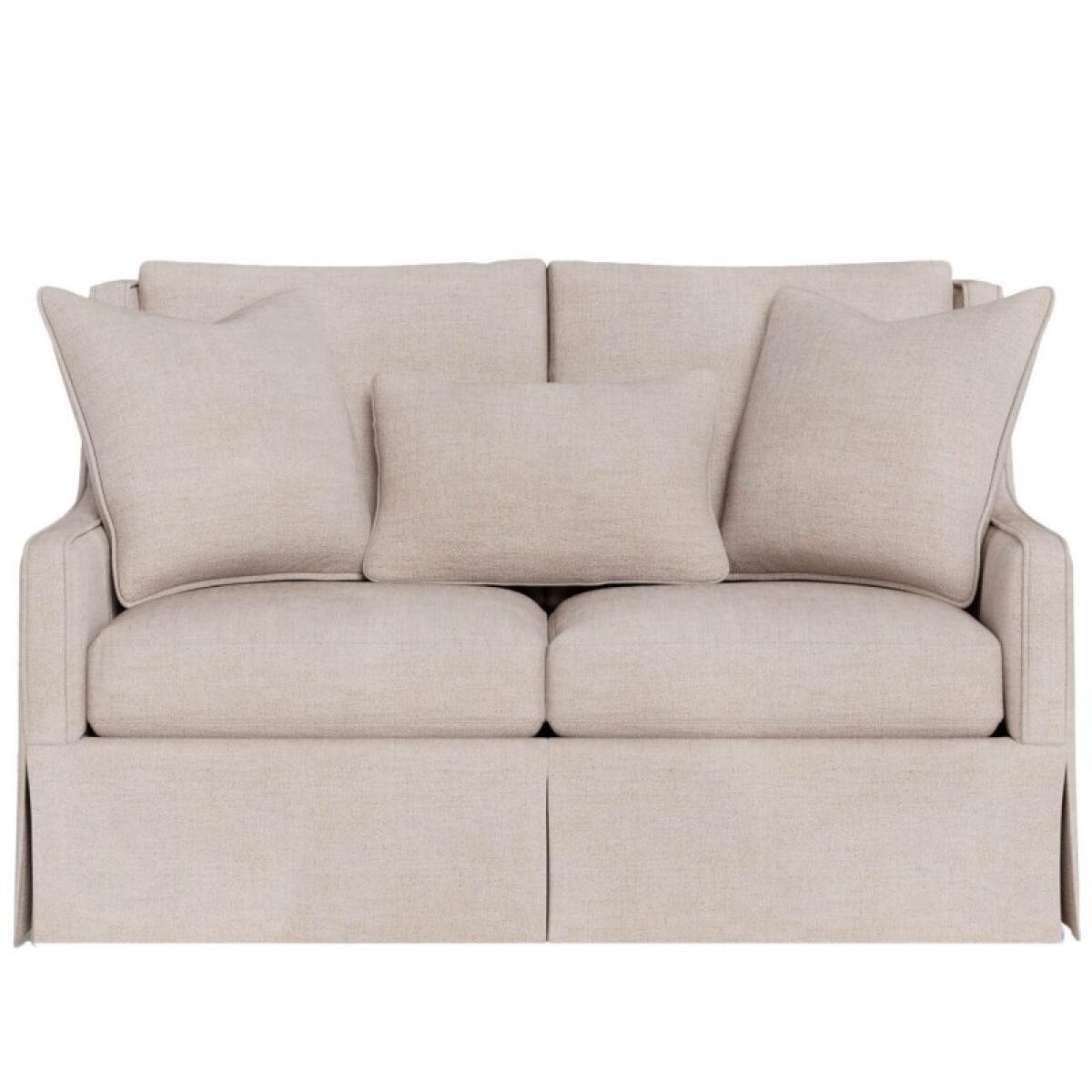 cf4bf5c582646e4ba5c09bb7b97e0664 Hudson Skirted Loveseat - Special Order - Image 1