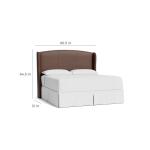 Paris Leather Upholstered Bed Beds Bassett Furniture 11