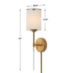 Awyr, 1 Lt Sconce Lighting Gold 23