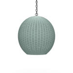 Ball Rattan Pendant Lighting Blue 13